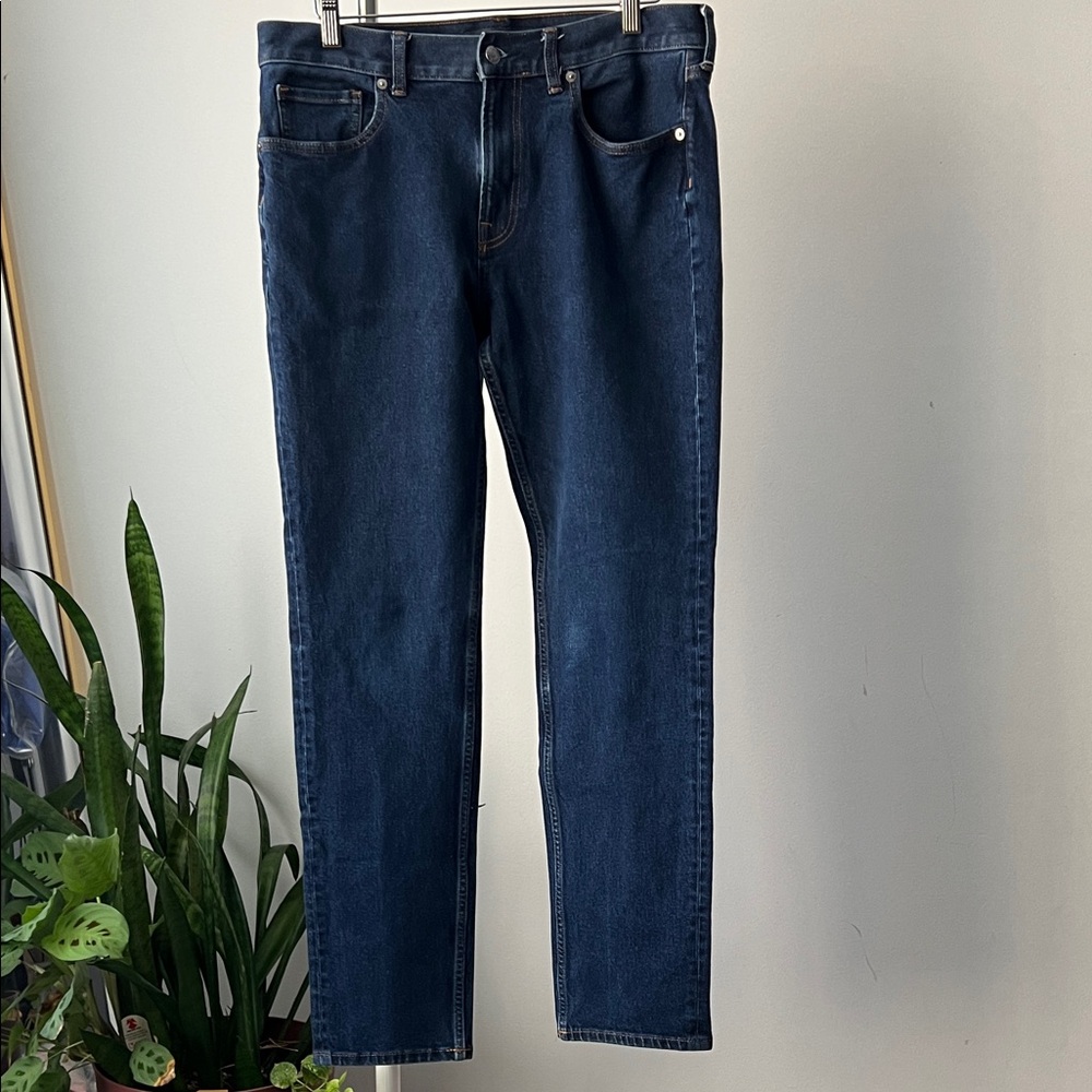 Everlane uniform Men's the slim  Jeans in Deep Blue 34 X 32